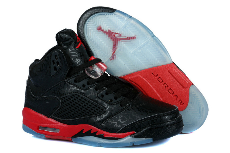 Fashion Air Jordan 5 Womens 3Lab5 Burst crack Black